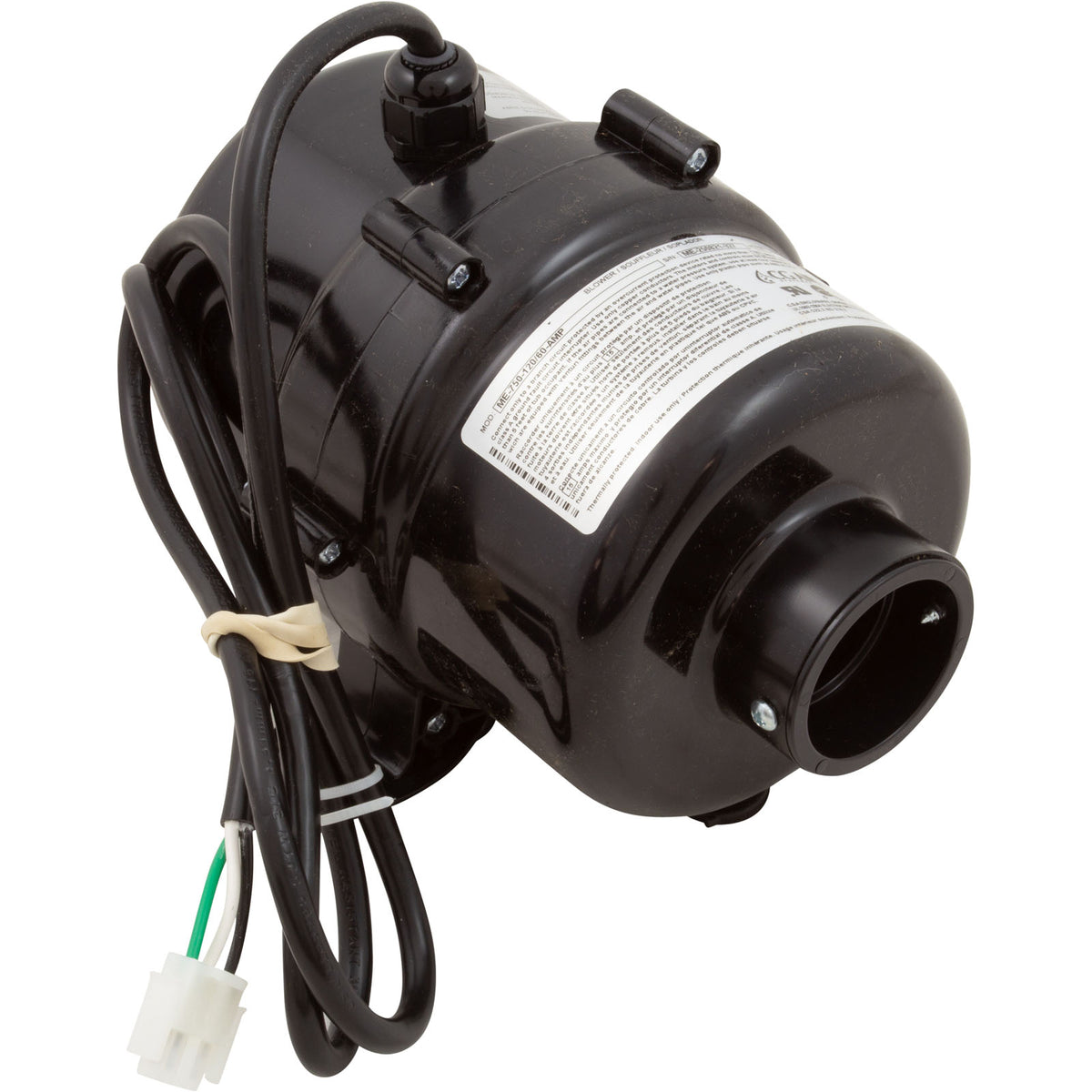 Blower, CG Air Millenium Eco, 115v, 7.0A, 3ft AMP Cord