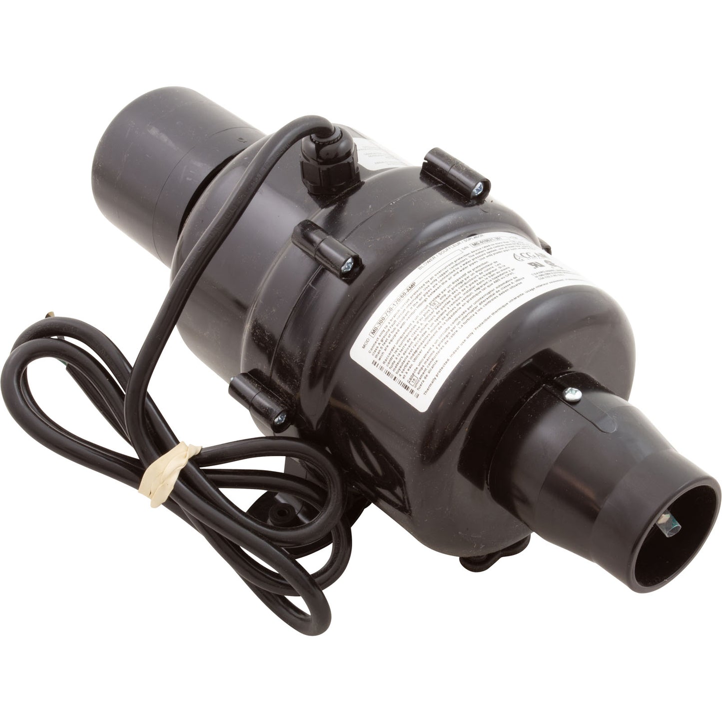 Blower, CG Air Millenium O, 115v, 9.5A, Heater, 3' AMP, w/Muffler