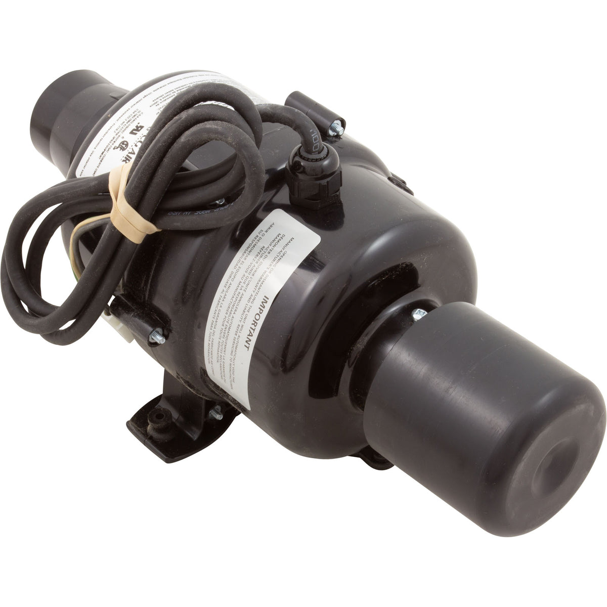 Blower, CG Air Millenium 3, 3-Spd, 115v, 9.5A, Heater, 3' AMP, AS