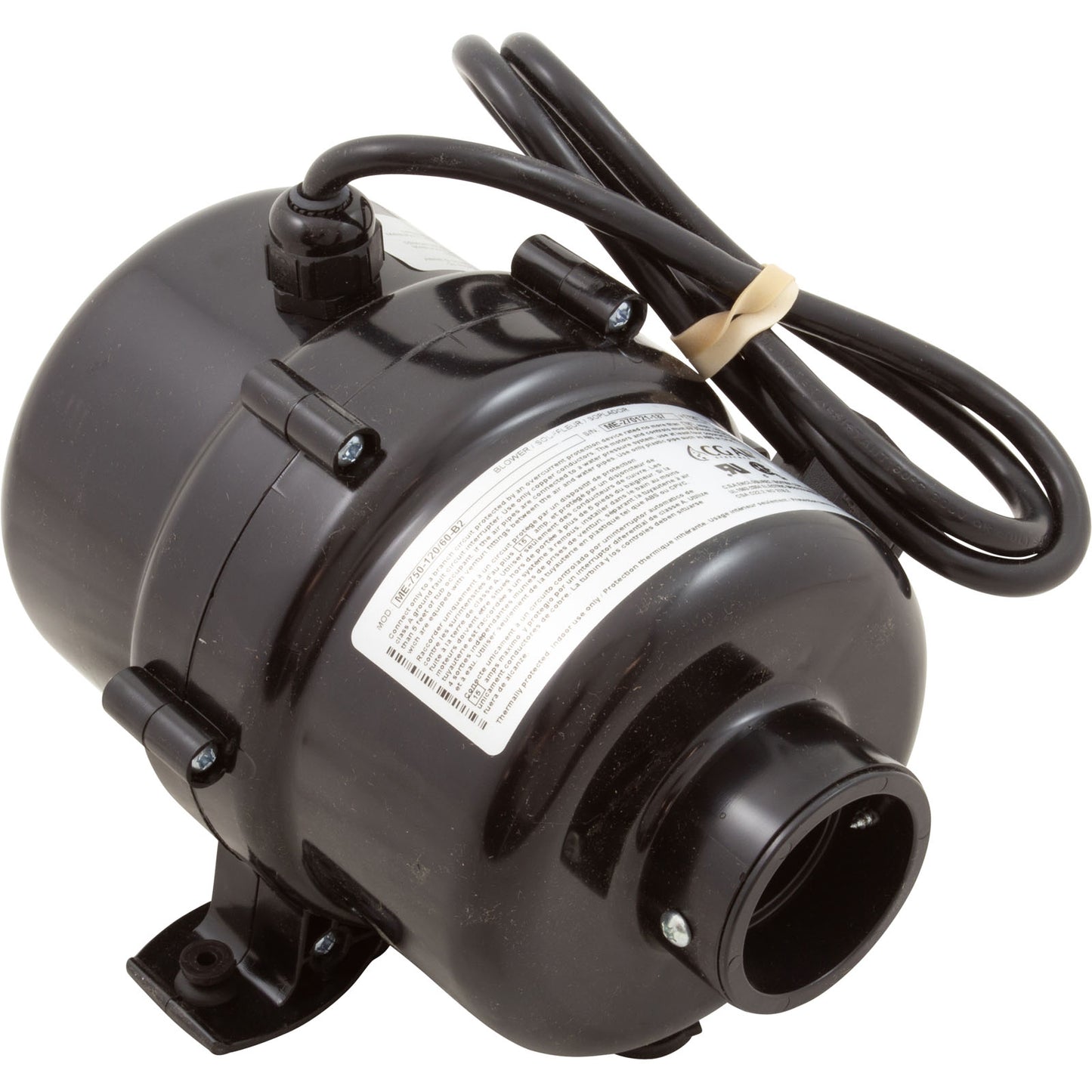 Blower, CG Air Millenium Eco, 115v, 7.0A, 3ft Molded Cord