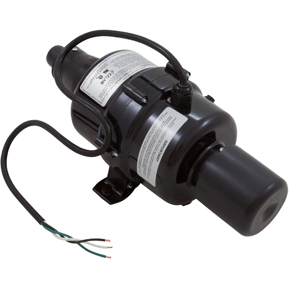Blower, CG Air Millenium, 115v, 9.5A, w/Heater, Hard Wire, AS