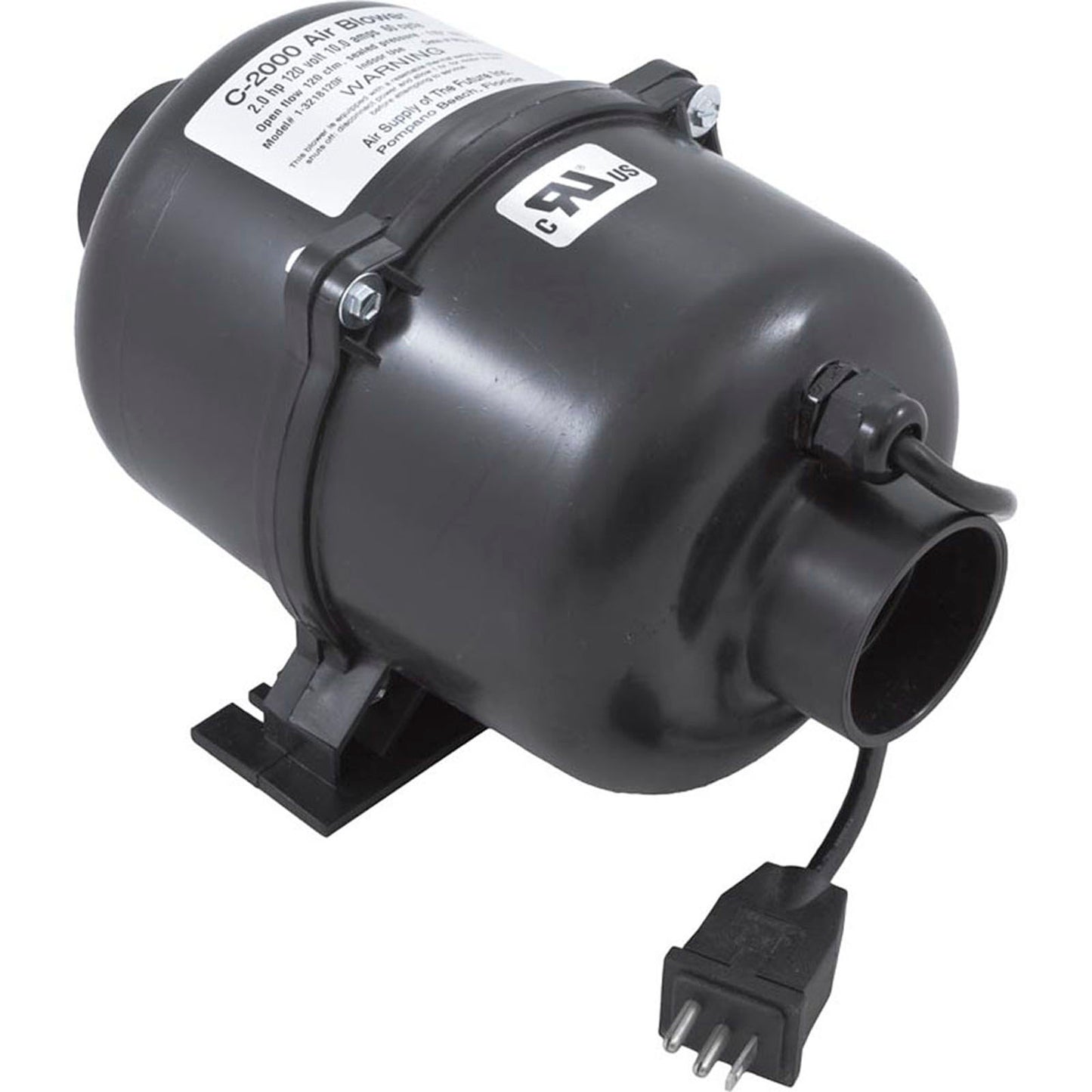 Blower, Air Supply Comet 2000, 2.0hp, 115v, 10.0A, Mini Molded