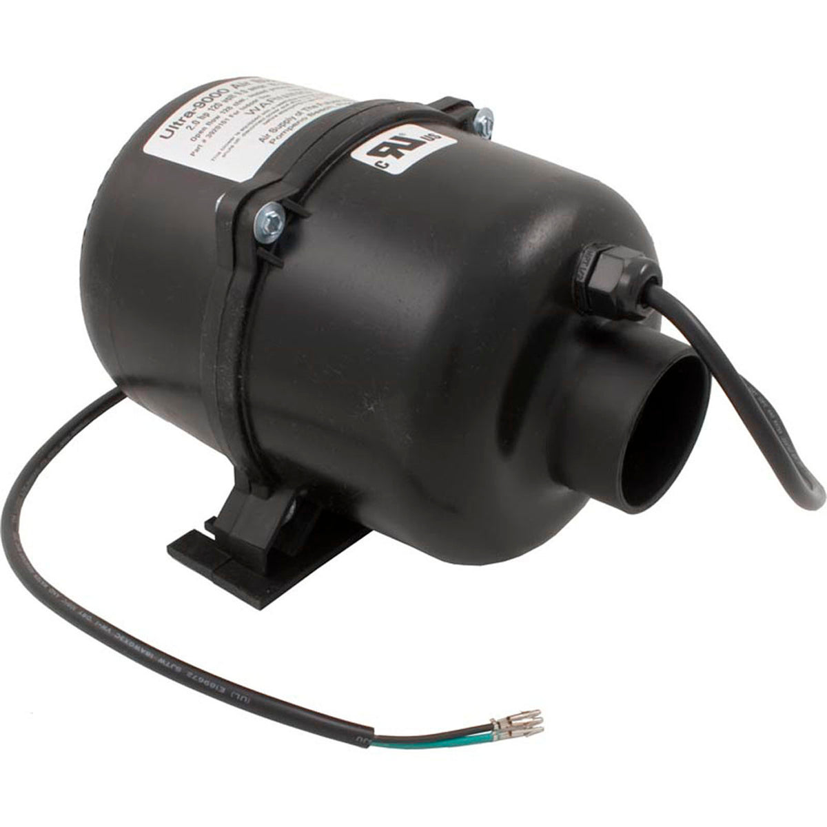 Blower, Air Supply Ultra 9000, 2.0hp, 115v, 10.0A, 4ft AMP