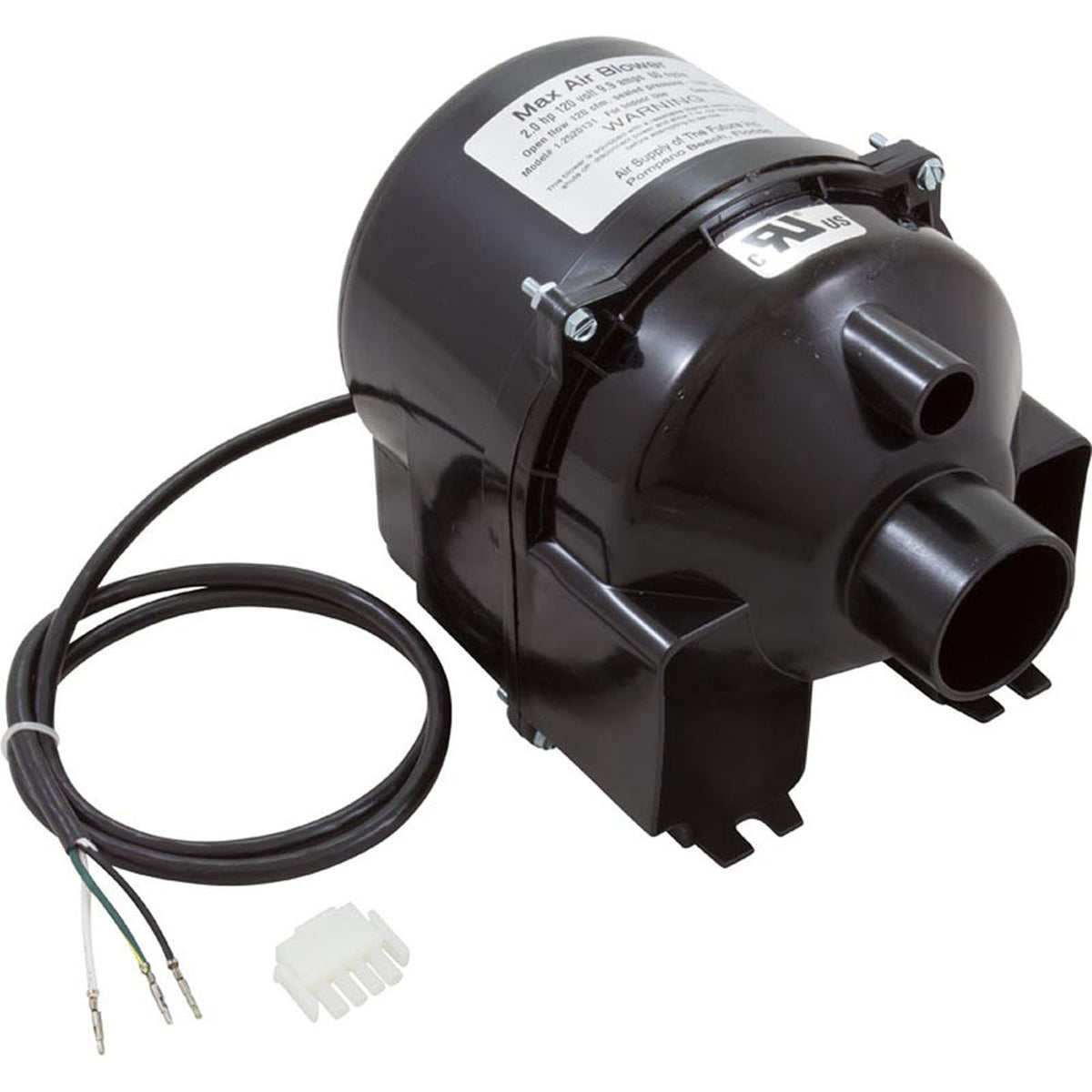 Blower, Air Supply Max Air, 2.0hp, 115v, 9.0A, 48" AMP Cord