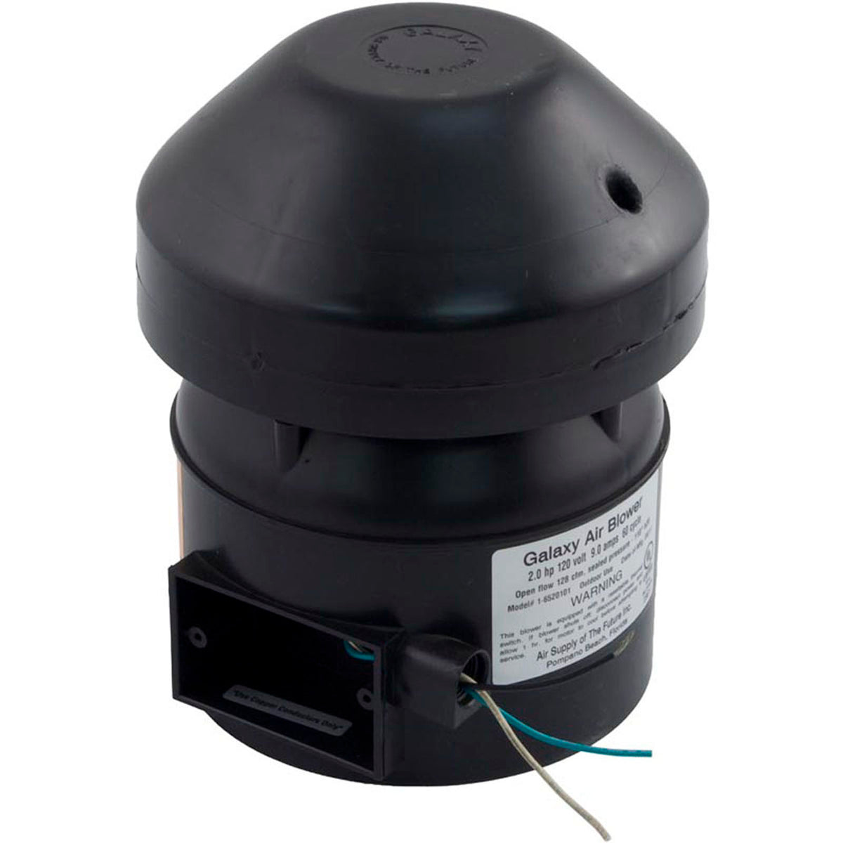 Blower, Air Supply Galaxy Supreme, 2.0hp, 115v, 9.0A, Hardwire