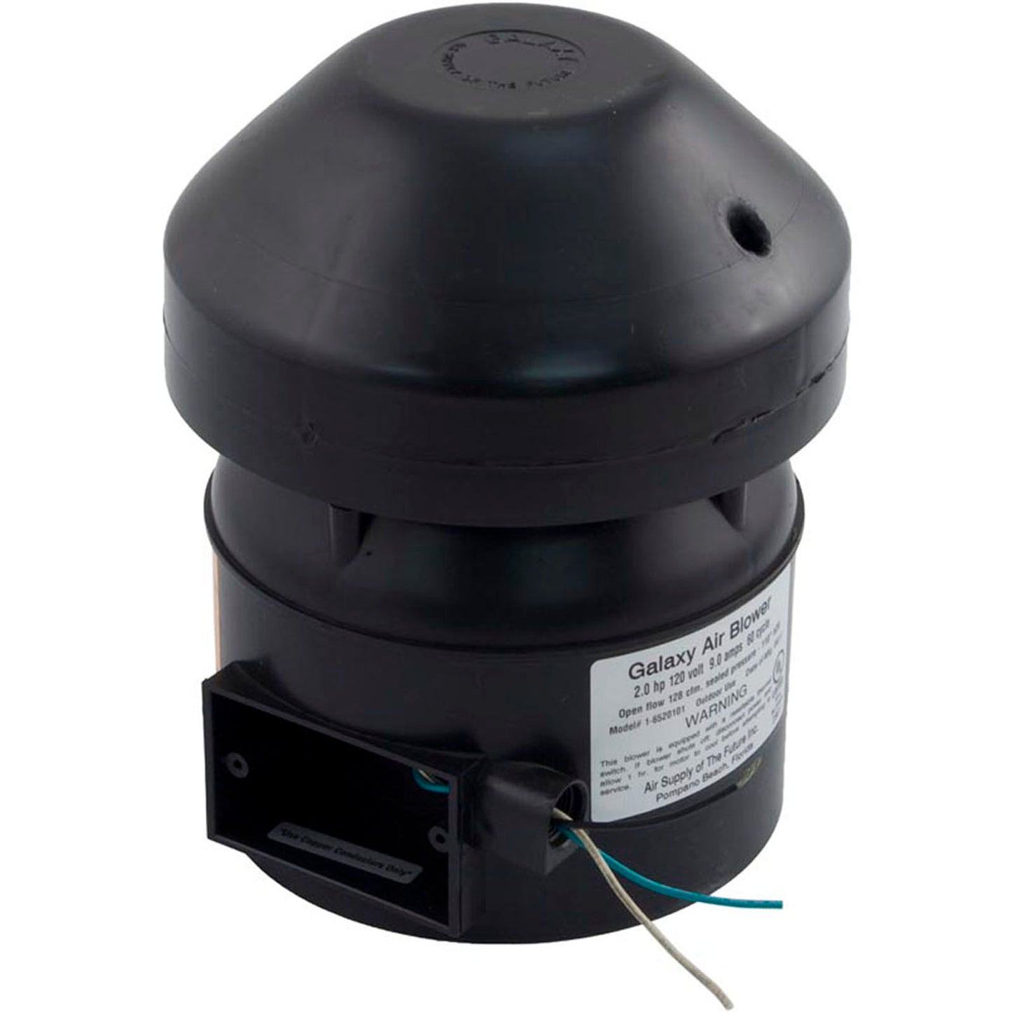 Soplador, suministro de aire Galaxy Supreme, 2,0 hp, 115 v, 9,0 A, cableado
