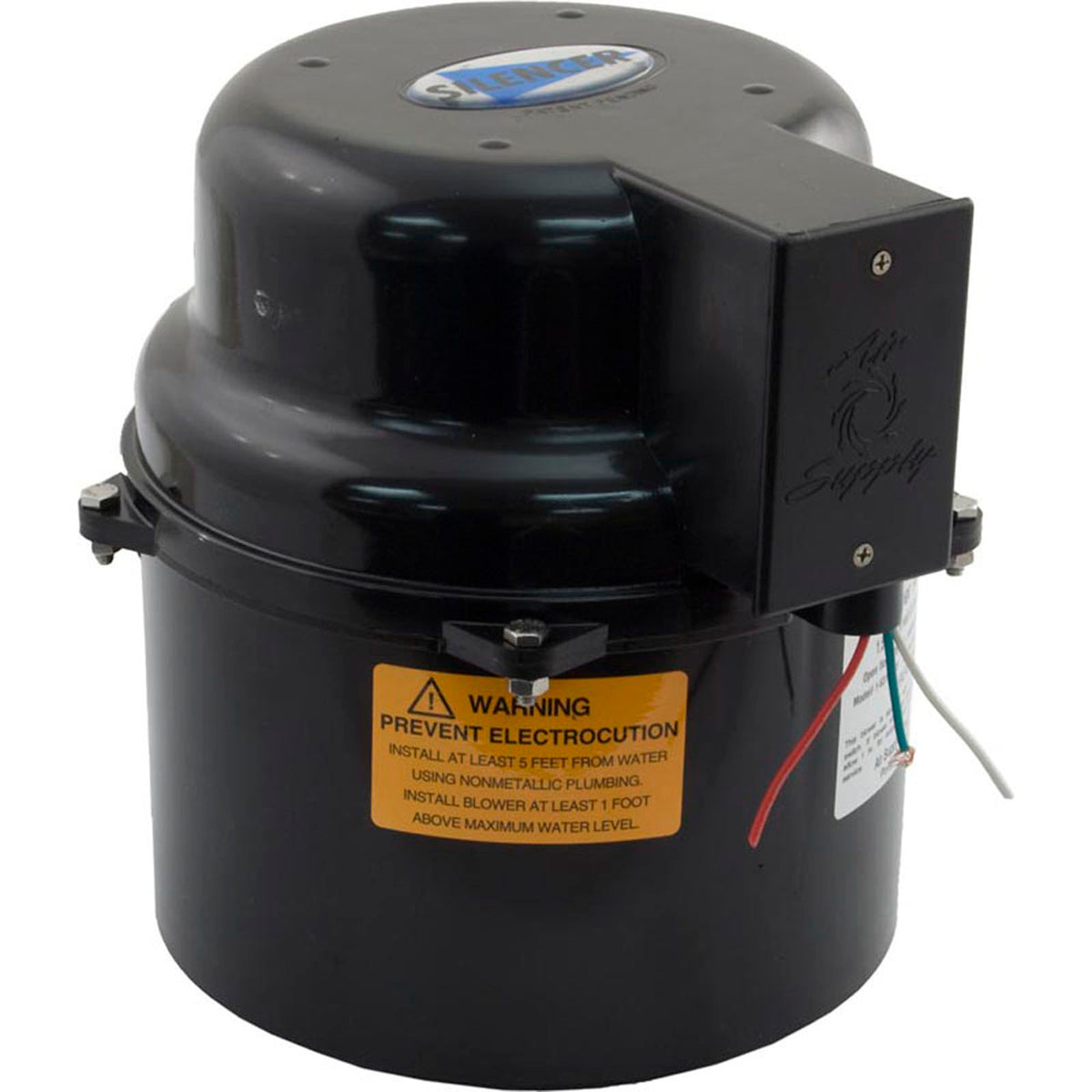 Blower, Air Supply Silencer, 1.5hp, 115v, 8.0A, Hardwire