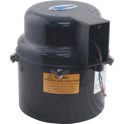 Souffleur, silencieux d'alimentation en air, 1,5 CV, 230 V, 4,5 A, câblage fixe