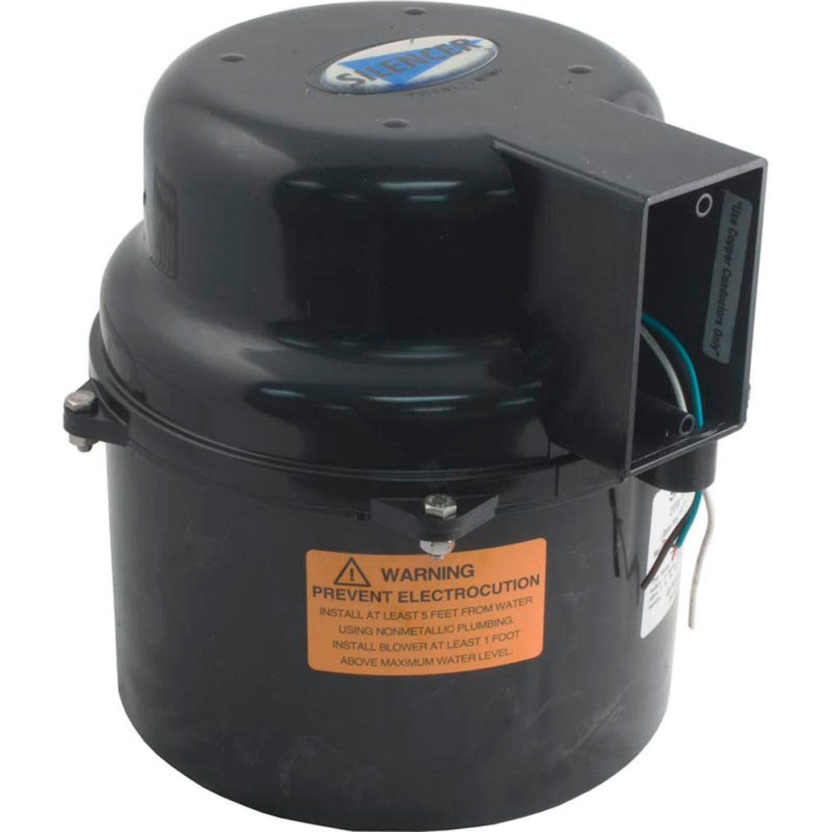 Soplador, silenciador de suministro de aire, 2,0 hp, 115 V, 11,0 A, cableado
