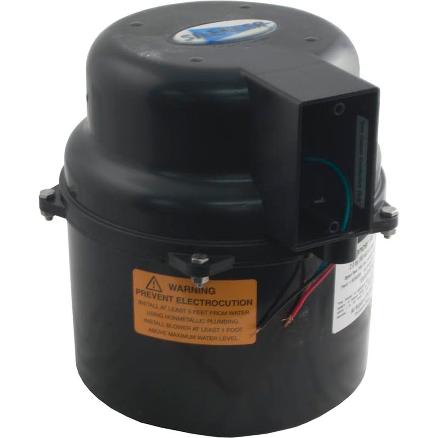 Souffleur, silencieux d'alimentation en air, 2,0 ch, 230 V, 5,5 A, câblé