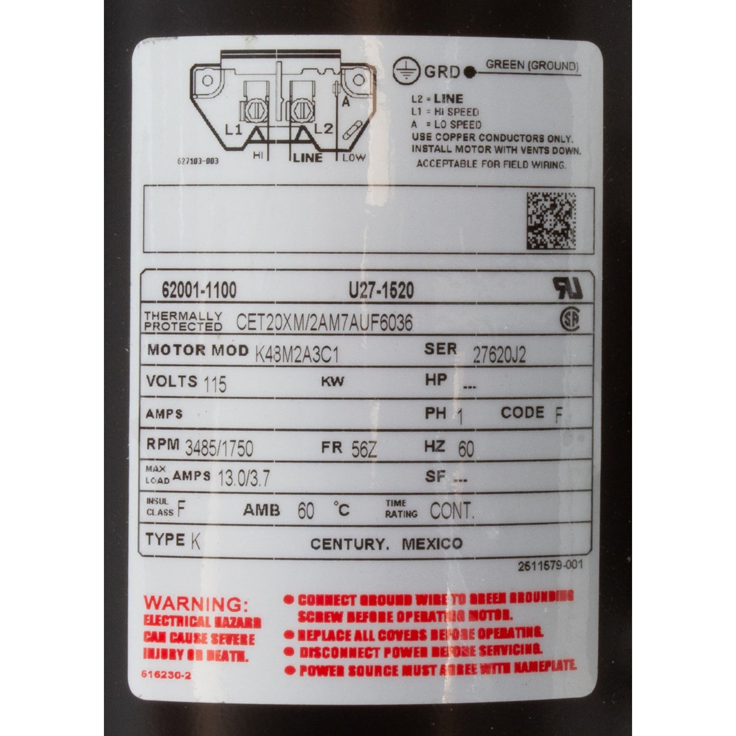 Bomba, BWG, Dura-Jet, 1,5 hp, 115 V, 2 velocidades, bajo amperaje, 2", OEM