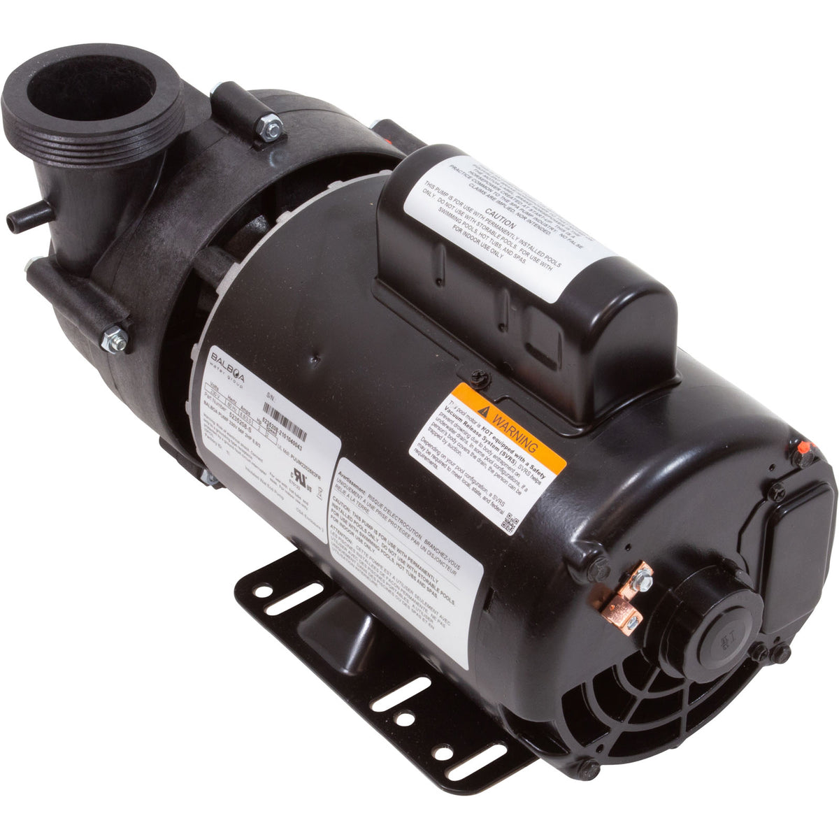 Pump, BWG Vico Ultimax, 2.0hp, 230v, 2-Spd, 56fr, 2", Side Disch