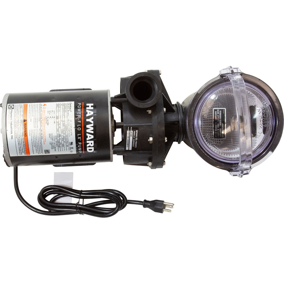 Bomba, Hayward PowerFlo LX, 1,0 hp, 115 V, 1 velocidad, 1-1/2", Nema