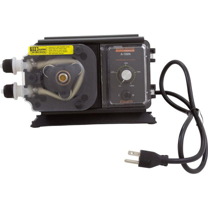 Bomba peristáltica Flexflo azul y blanca A-100NA, 115 V, 95,1 GPD