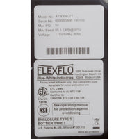 Pump, Peristaltic, Blue White Flexflo A-100NA, 115v,95.1 GPD