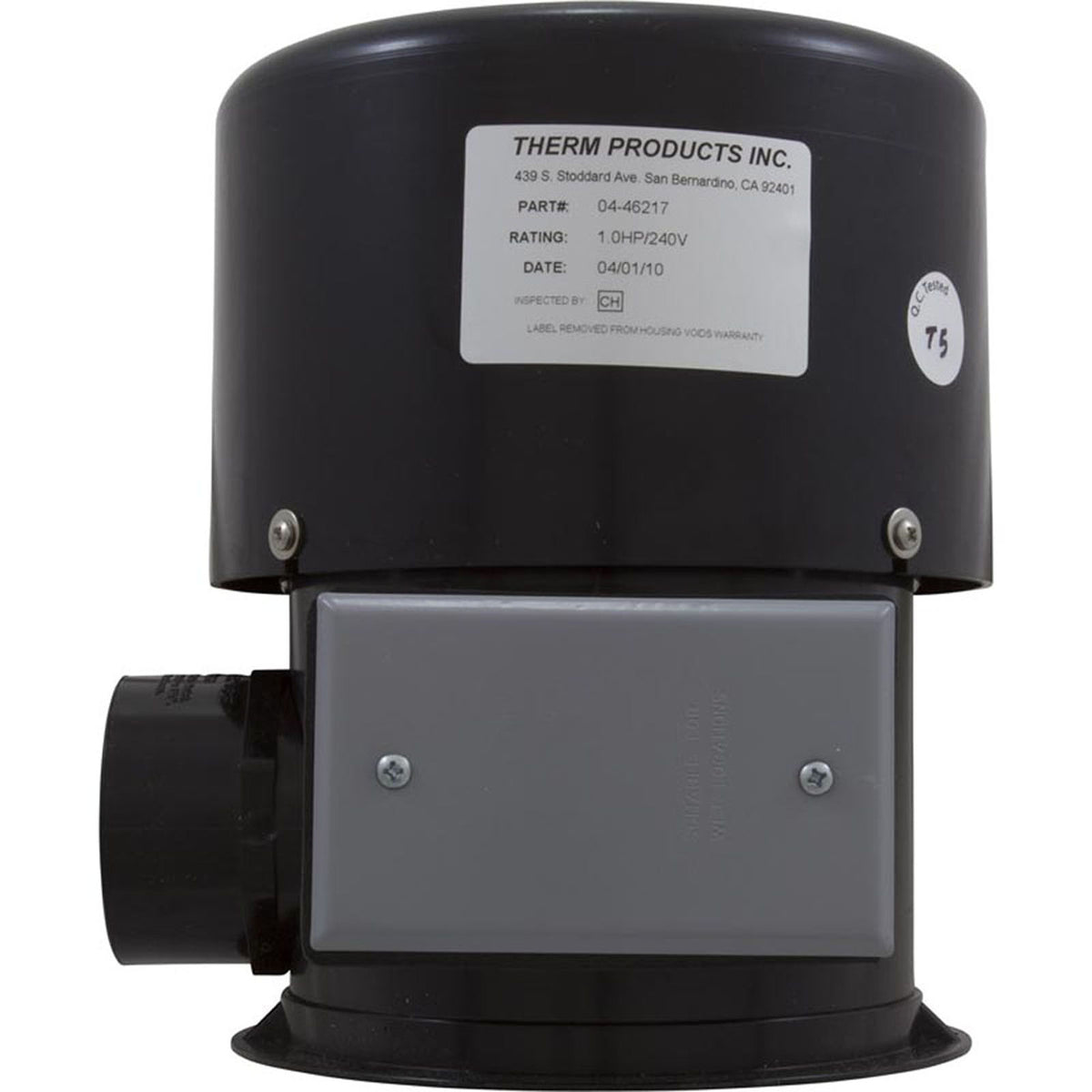 Blower, Therm Products 460, 1.0hp, 230v, 3.5A, 2"