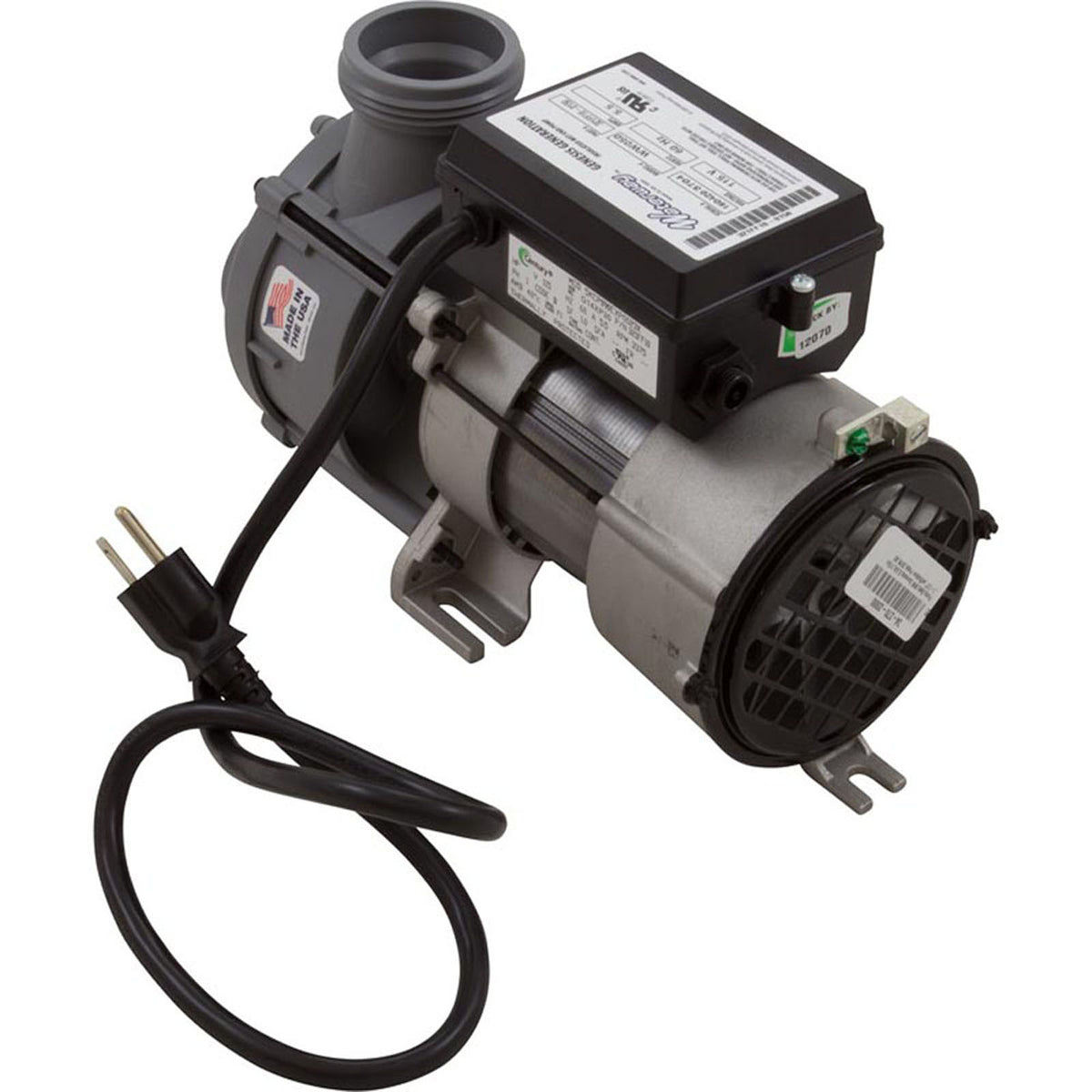 Pump, Bath, WW Genesis, 5.5A, 115v, 1-1/2", w/Rubber Pads, OEM, AS