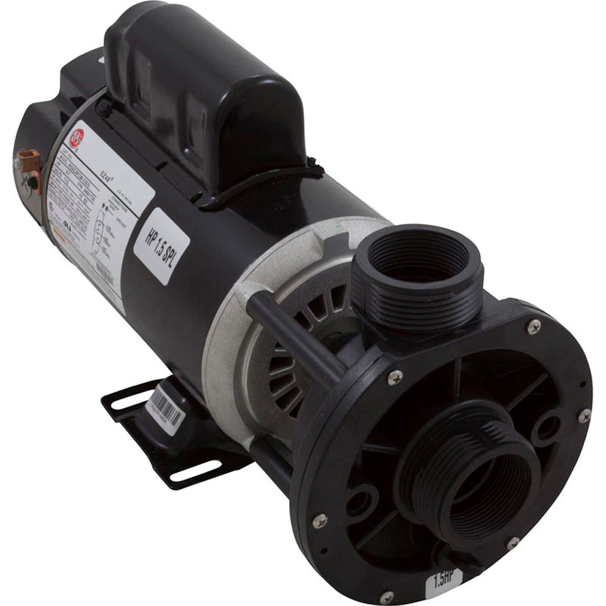 Pump, WW E-Series, 1.5hp Nidec, 115v, 2-Speed, 48fr, 1-1/2", Kit