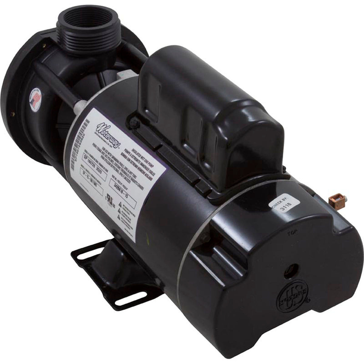 Pump, WW E-Series, 1.5hp Nidec, 115v, 2-Speed, 48fr, 1-1/2", Kit