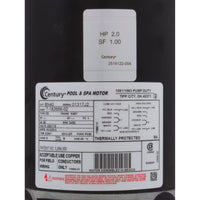 Pump, WW E-Series, 2.0hp Century, Conv, 1-Speed, 48fr, 1-1/2"