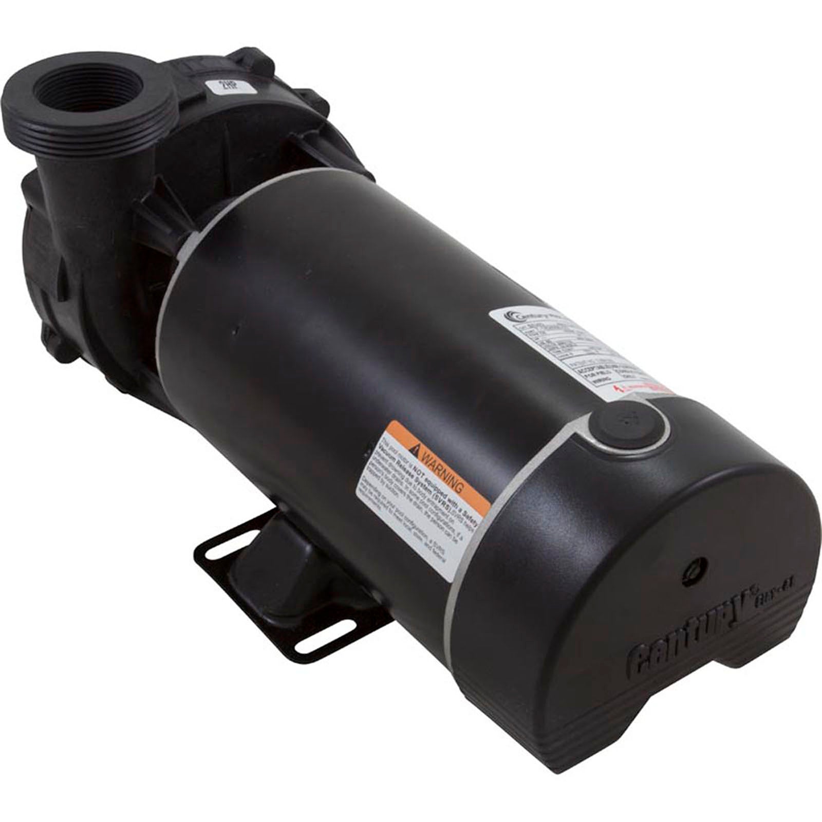 Pump, WW Hi-Flo, 2.0hp Century, Conv, 1-Speed, 48fr, 2"