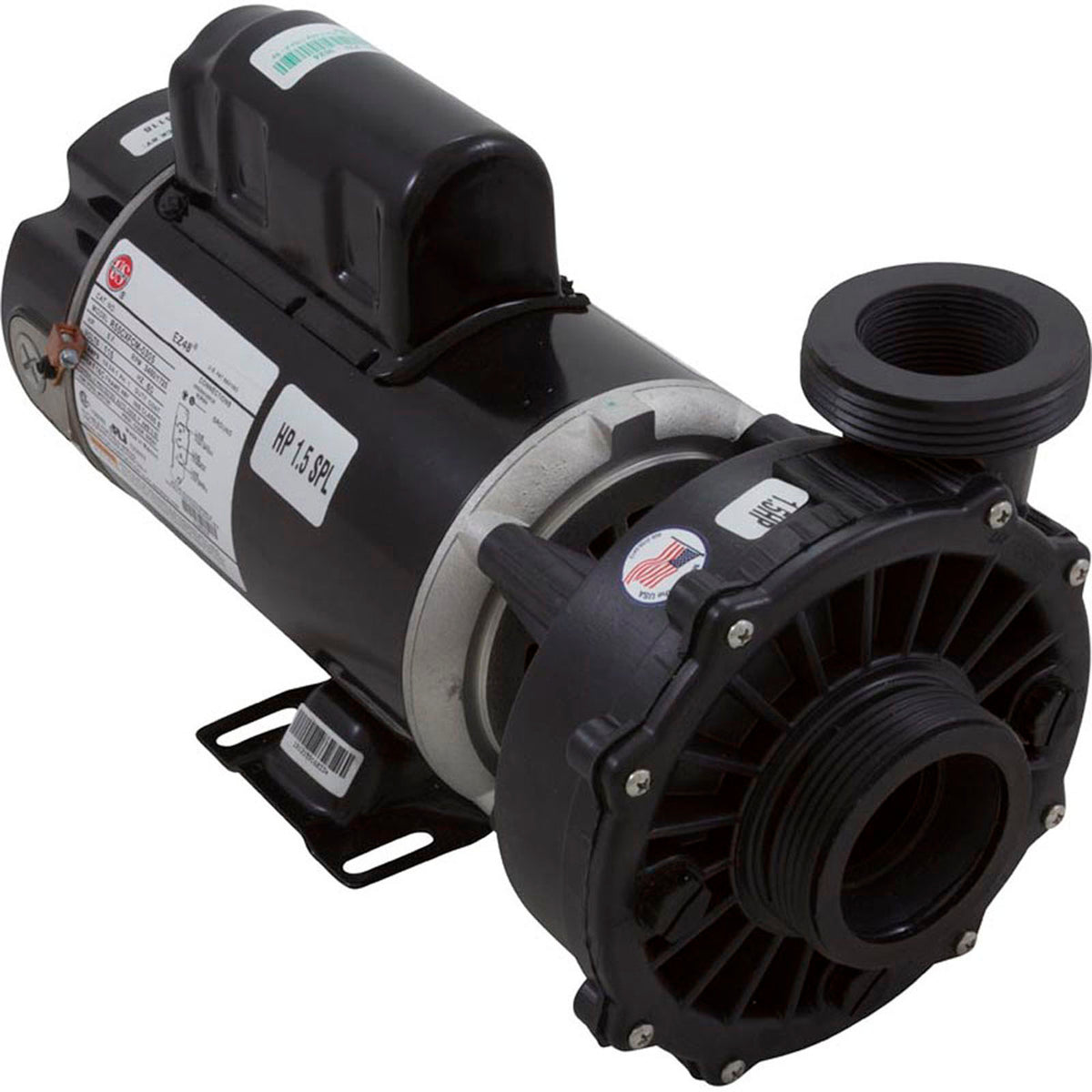 Pump, WW Hi-Flo, 1.5hp Nidec, 115v, 2-Speed, 48fr, 2", Kit
