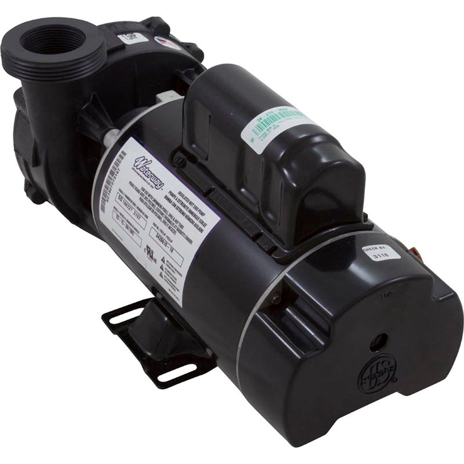 Pump, WW Hi-Flo, 1.5hp Nidec, 115v, 2-Speed, 48fr, 2", Kit