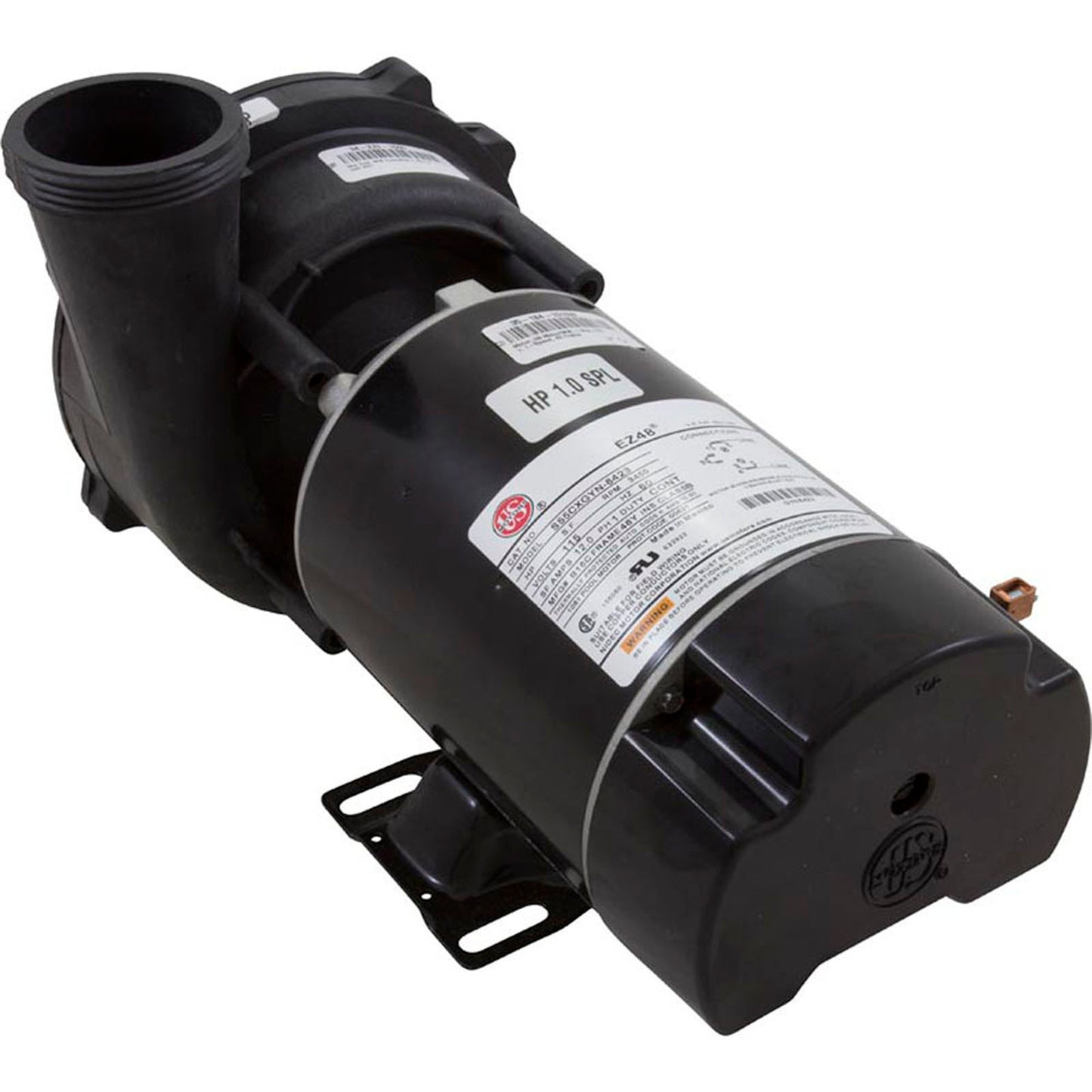 Bomba, WW Exec, motor estadounidense 1.0SPL, 115 V, 1 velocidad, 48 fr, 2"