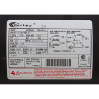 Pump, WW Exec, 2.0hp Century, 230v, 2-Speed, 56fr, 2"