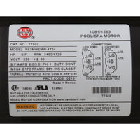 Pump, WW Exec, 2.0hp US Motor, 230v, 2-Speed, 56fr, 2"