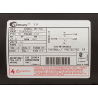 Pump, WW Exec, 5.0hp Century, 230v, 1-Speed, 56fr, 2-1/2" x 2"