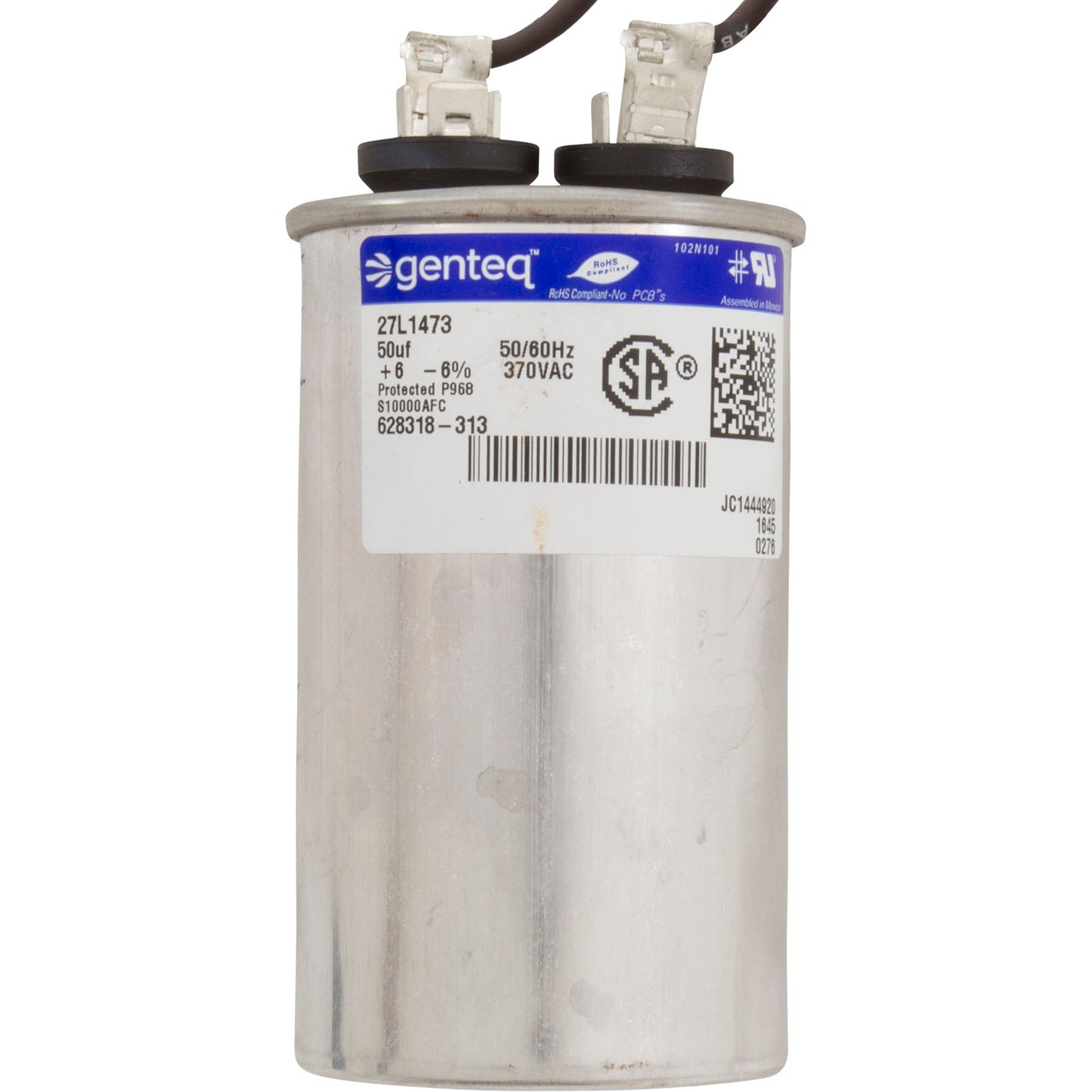 Bomba, WW Viper, Century, 5,0 hp, 230 V, 2 velocidades, 56 pies cúbicos, 2-1/2" x 2-1/2"