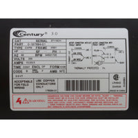 Pump, WW EX2, 3.0hp Century, 230v, 2-Spd, 2", 48/56fr