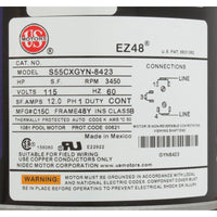 Pump, WW Exec, 1.0SPL, 115v, 1-Spd, 48fr, 2", OEM