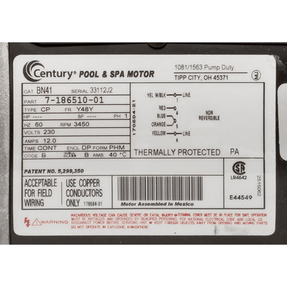 Bomba, WW Exec, 4.0SPL, 230v, 1 velocidad, 48fr, 2", OEM