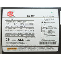 Pump, WW Exec, 1.0SPL, 115v, 2-Spd, 48fr, 2", OEM