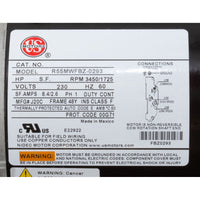 Pump, WW Exec, 2.0hp, 230v, 2-Speed, 48fr, 2", OEM