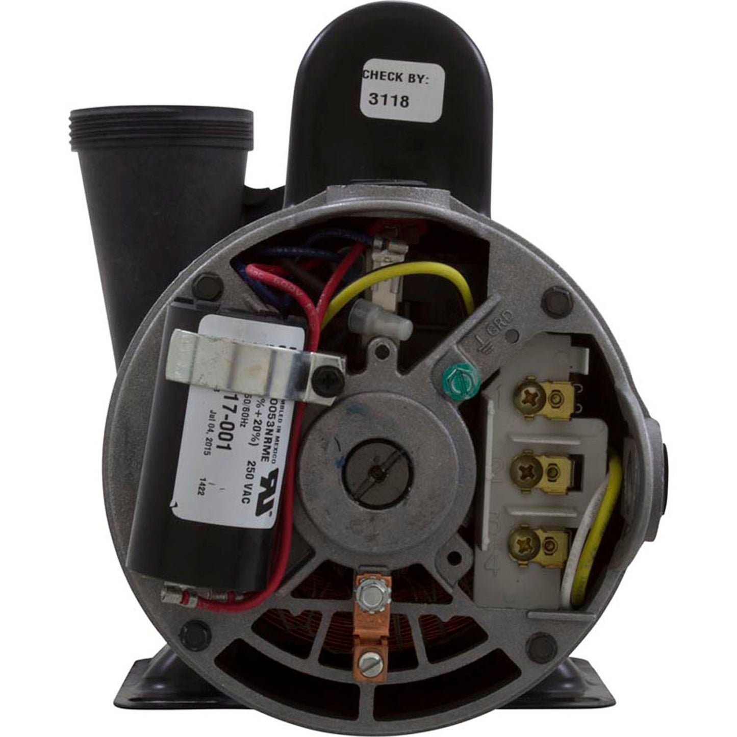 Bomba, WW Exec, 4,5 hp, 230 V, 2 velocidades, 48 ​​fr, 2-1/2" x 2", OEM