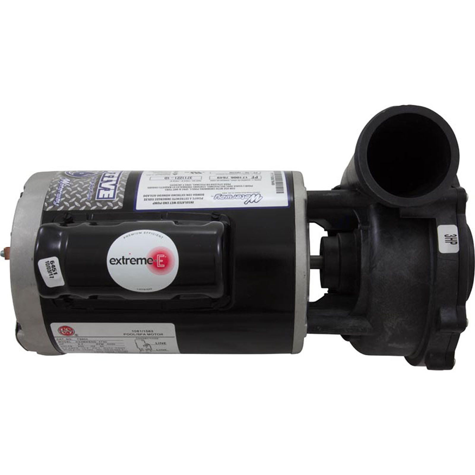 Pump, WW Exec, 3.0hp, 230v, 1-Spd, 56fr, 2", OEM