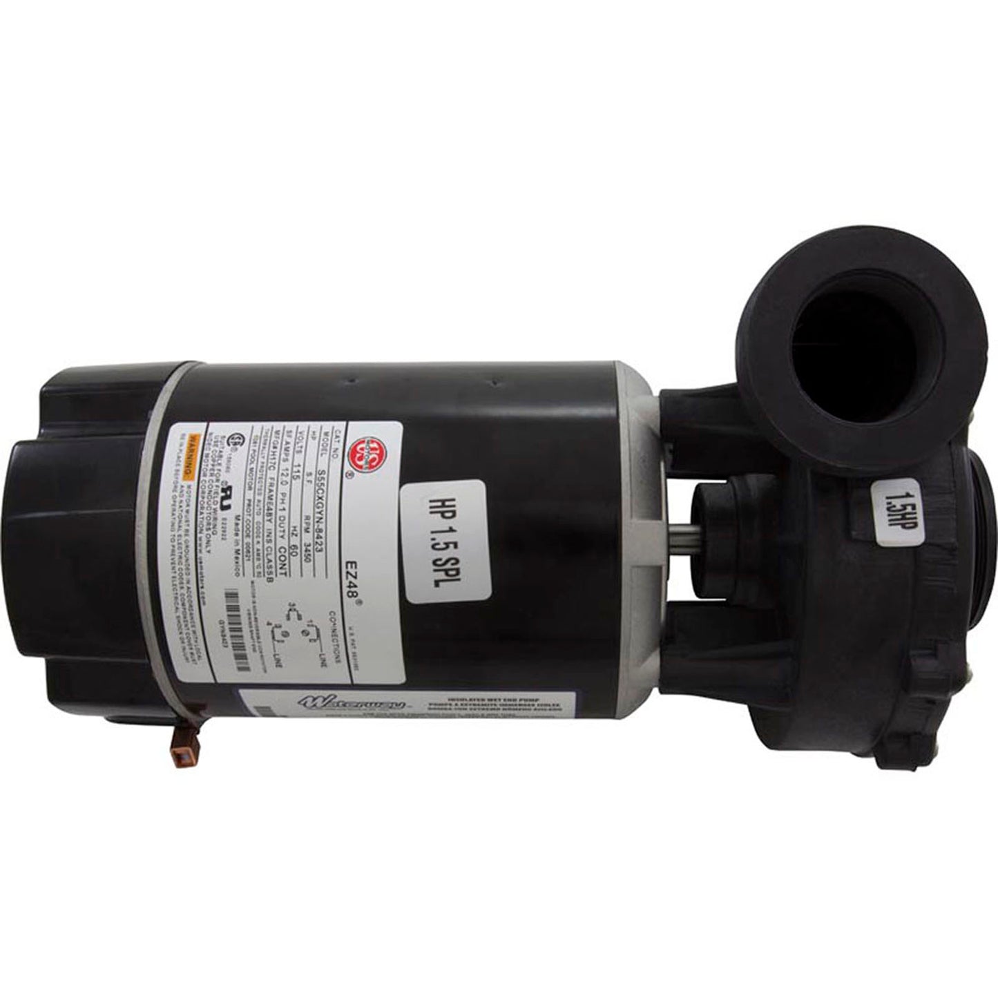 Pump, WW Hi-Flo, 1.5SPL, 115v, 1-Spd, 48fr, 2", OEM