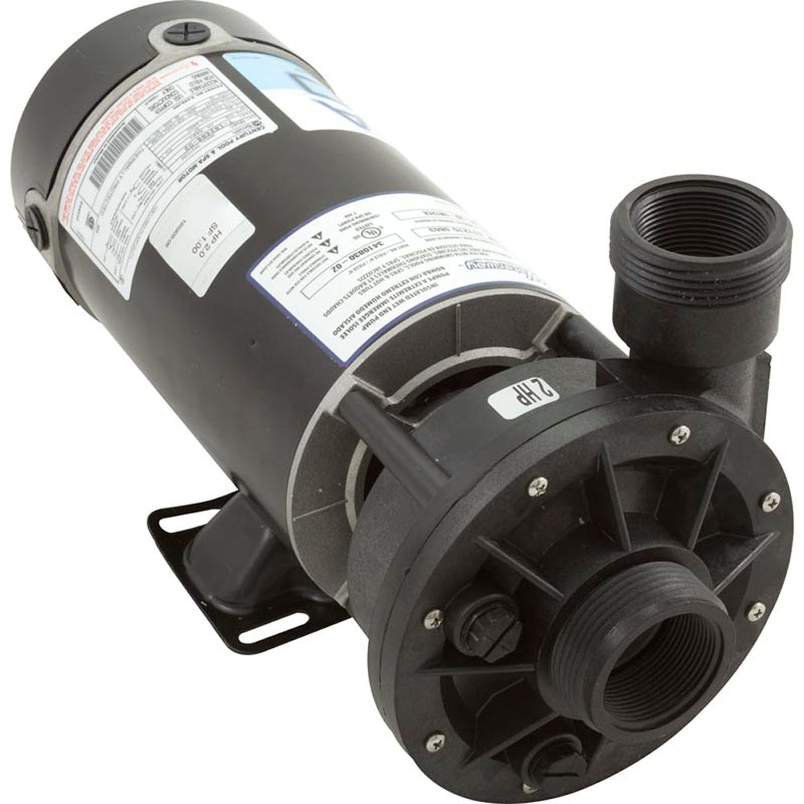 Pump, WW Spa Flo, 2.0hp, 115v/230v, 1-Spd, 48fr, 1.5", OEM