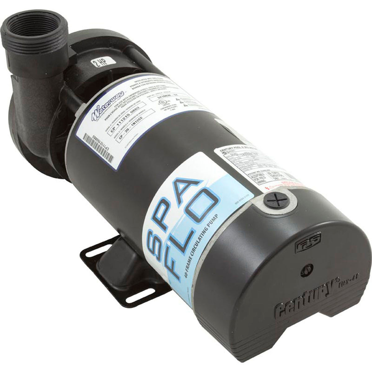 Pump, WW Spa Flo, 2.0hp, 115v/230v, 1-Spd, 48fr, 1.5", OEM
