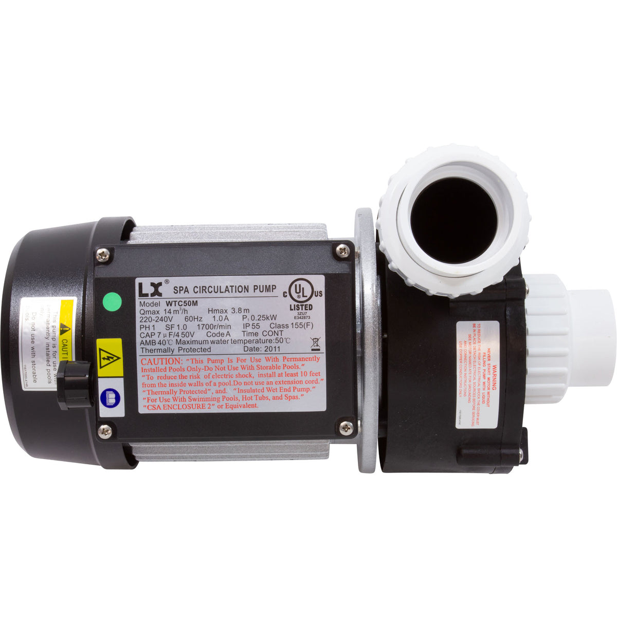 Pump, Circ, LX WTCM, 1/15hp, 230v, 48Fr, 1.5", After 7/2011