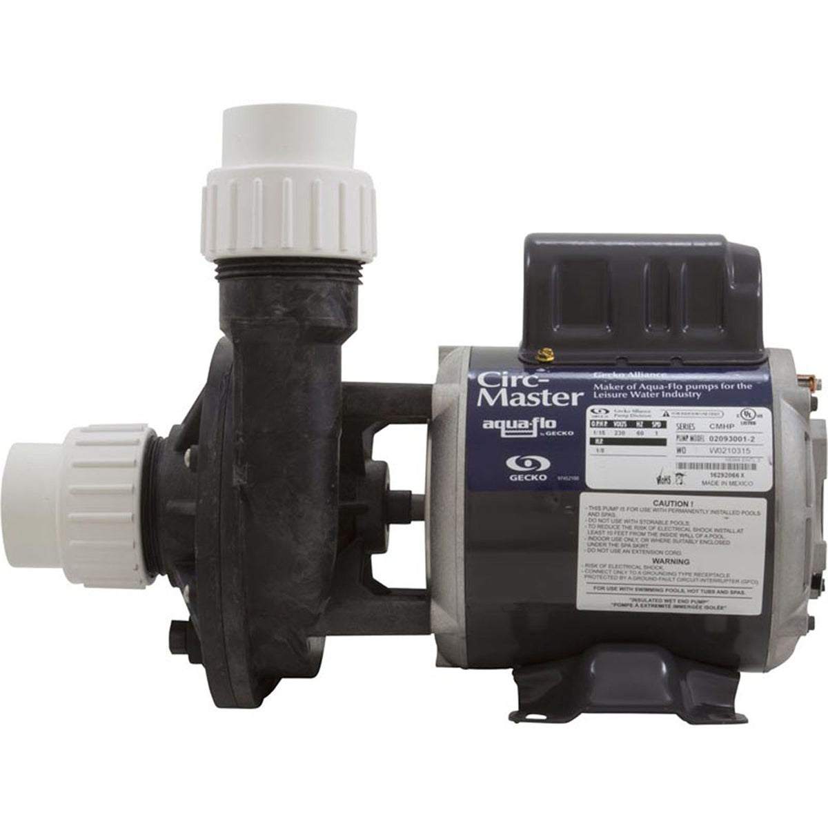 Pump, Circ, Gecko Aqua Flo CMHP, 1/15hp, 230v, 1-1/2", OEM