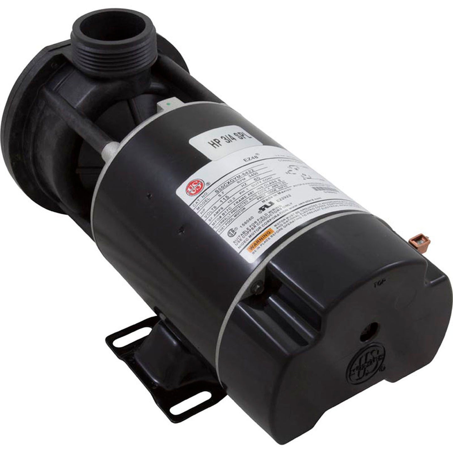 Bomba, Aqua Flo FMCP, 0,75 SPL, US Motors, 115 V, 1 velocidad, 48 fr, 1-1/2"