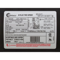 Pump, Aqua Flo XP2e, 2.5hp Century, 230v, 2-Speed, 56fr, 2"