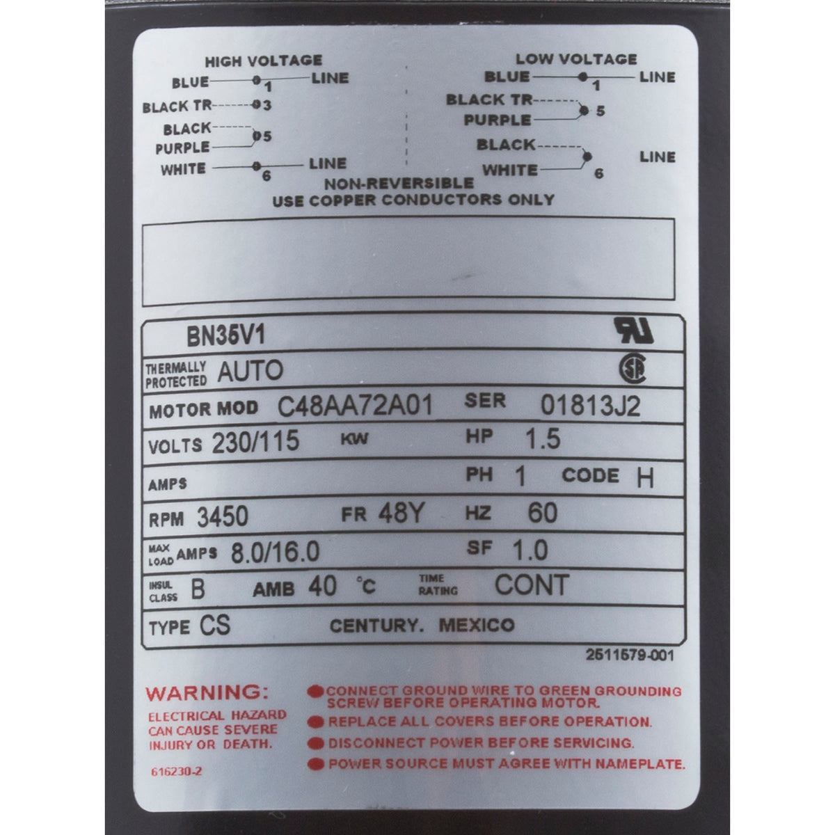 Pump, Aqua Flo XP2e, 1.5hp, 115v/230v, 1-Spd, 48fr, 2", Kit