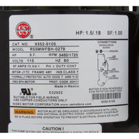 Pump, Aqua Flo FMHP, 1.5ohp/2.0thp, 115v, 2-Spd, 48fr, 1-1/2", OEM