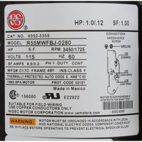Pump, Aqua Flo FMCP, 1.0ohp/1.5thp , 115v , 2-Spd, 48fr, 1-1/2", OEM
