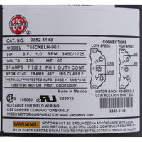 Pump, Aqua Flo XP2, 1.5ohp/2.0thp, 230v, 2-Speed, 48fr, 2", OEM